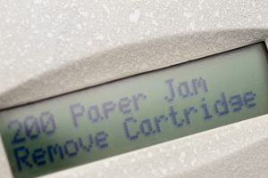 Paper jam digital display