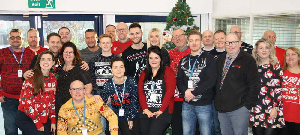 Midshire Christmas Jumper day Group shot