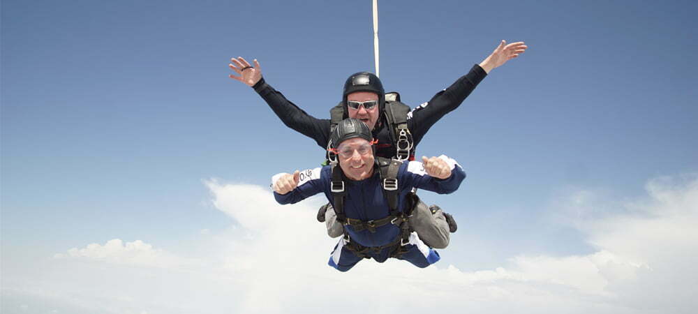 skydive for british heart foundation